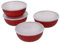 KitchenAid 4pc Pinch Bowl Set - Empire Red