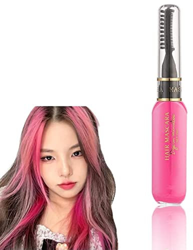 Pink Hair Spray Colour for Kids,Temporary Hair Chalk Comb Washable Hair Dye, Instant Hair Dye for Christmas, Halloween, Birthdays, Parties(Pink)