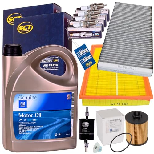 BandelOne enthält Filter Inspektionspaket+5W30 Dexos Motoröl passend für Corsa C 1.0-1.4