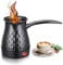RANJIMA Espressokocher Induktion, 500 Ml Türkische Kaffeekanne, Elektrische Kaffeemaschine Türkisch mit Griff, Türkischer Kaffeekocher Milchkanne Teekanne Wasserkocher für Zuhause Camping Büro Reisen