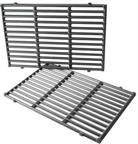 Onlyfire Parrilla de Hierro Fundido para Barbacoas de Gas Weber Spirit 300 Series(2007-2017), Rejilla Grill para Spirit E/S 310, 320, 330, Spirit 700, Genesis Silver B/C, Recambio para Weber 7638/7639