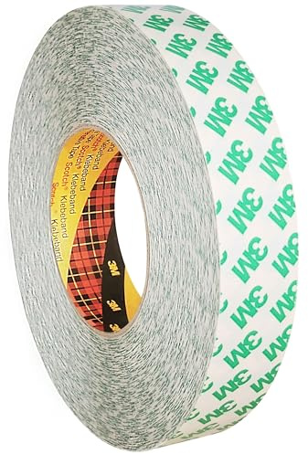 3M 9087 doppelseitiges PVC-Klebeband, weiß, 30 mm x 50 m