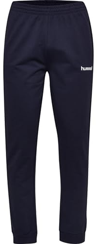 hummel Hmlgo Kids Cotton Nt Pantalon pour Enfant, bleu marine, Taille 176 cm