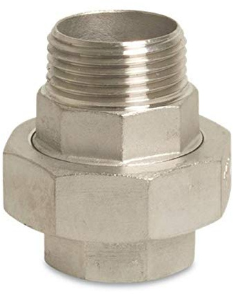 Gewindefitting Edelstahl Verschraubung 3/8 IG x 3/8 AG Typ konisch