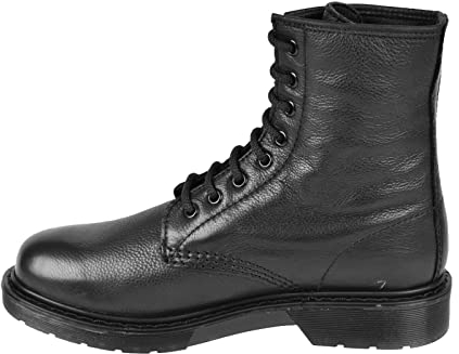 Valleverde 36518 Anfibi Stivale Biker Scarponcino Pelle Donna Nero