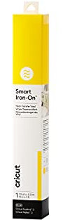 Cricut Smart Iron On | Yellow | 0.9 m (3 ft) | Heat Transfer Vinyl Roll (HTV) | for use with Cricut Explore 3 and Cricut Maker 3