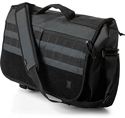 5.11 Taktische Unisex Overwatch Messenger Bag Schultergurt Laptop Tragetasche 18 Liter Kapazität Stil # 56648, Doppelhahn, Einheitsgröße
