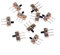 GUMEI 10 Stück 2 Position EIN/Aus SPDT 1P2T 3 Pin PCB Panel Mini Vertikaler Schiebeschalter SS12D00G3