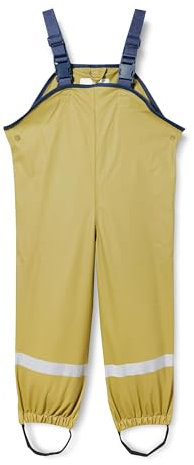 Playshoes Matschhose Regenlatzhose Ungefüttert Unisex Kinder Wind- und wasserdichte Regenhose Regenbekleidung, oliv, 98