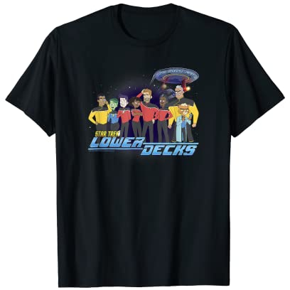 Star Trek: Lower Decks Crew Lineup Poster T-Shirt