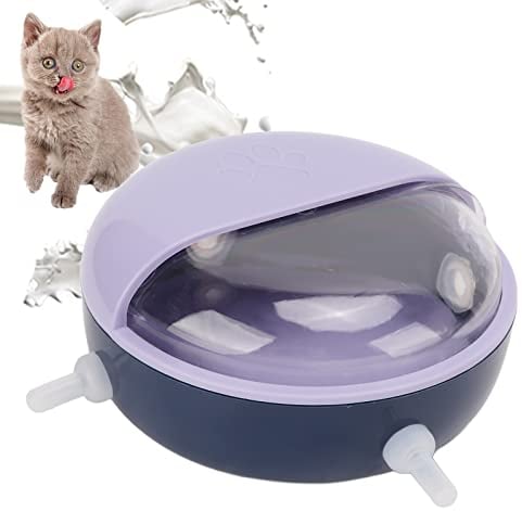 Puppy Nipple Feeder,4 Nipples Kitten Bottle Feeder,Pet Feeding Bottles for Newborn,Innovative Silicone Puppy Milk Feeder,180ML Capacity,Safe Reusable Material,for Kittens,Puppies,Rabbits