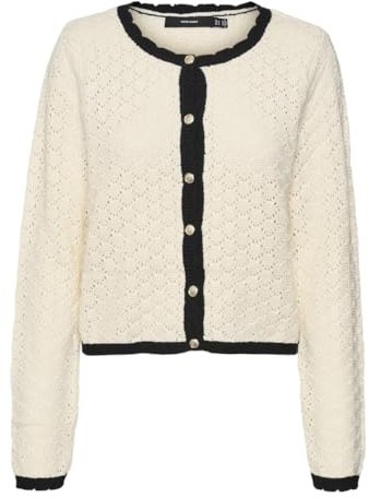 VERO MODA VMJACKIE LS O-Neck Cardigan Boo