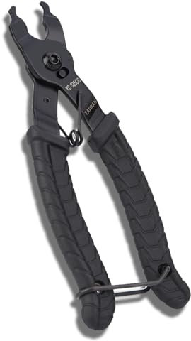 equlup Bike Chain Plier, Bike Open Close Chain Repair Removal Tool 17x6cm/6.69x2.36in Bike Master Link Plier with Buckle for Bike Repair Removal Tool