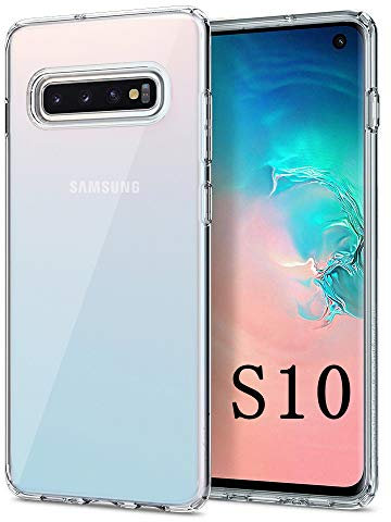 Posdou Hülle für Samsung Galaxy S10 Handyhülle, Silikon Weich TPU Schutzhülle mit Kamera Schutz für Samaung S10, Stoßfest Anti-Scratch Durchsichtige Case Cover für Galaxy S10, Nie Vergilbung