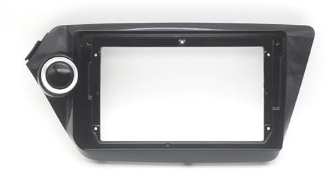 ZzYyyJie Auto Radio Fascia für KIA Rio/K2 9 inch DVD Stereo Rahmen Platte Adapter Montage Armaturenbrett Einbau Blende