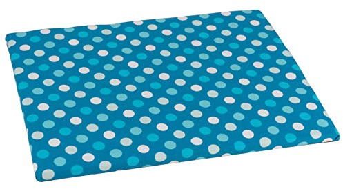 SEMPLIX Bügelunterlage mit rutschhemmender Rückseite, für kleine Bügelarbeiten beim Nähen, Patchworken, Basteln, Plotten und Sticken Zuhause & Unterwegs, (30 x 40 cm) (petrol/türkis)