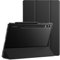 JETech Funda para Samsung Galaxy Tab S10 Plus/Tab S9 Plus 12,4 Pulgadas, Carcasa Translúcida Respaldo Trifold Soporte Protectora Tableta, Admite Carga de S Pen, Auto-Sueño/Estela (Graphite Negro)
