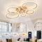 ycwdcz Ceiling Fans with Lights Compatible with Alexa and Google Assistant, Ring Ceiling Fans with Lamps Dimmable, 6 Speed, Quiet Reversible DC Motor, Led Fanlight for Bedroom, Living Room, Lounge