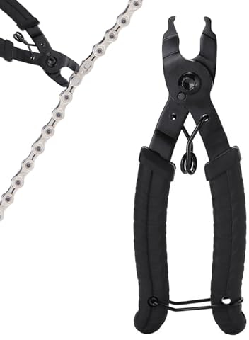 Kettenschloss Zange,Kettenschlosszange,Kettenzange Fahrradkette,2 in 1 Öffner und Schließen Zange/Bike Chain Tool,Fahrradkette Werkzeug,Kettenzange für Mountainbikes zur Chains Reparatur(16.5cm)