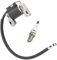 Kurihina Kompatibel mit 591459 Zündspule Magnetanker Passend für Briggs und Stratton 492341,490586,495859 Rasenmähermotorteile + RC12YC Zündkerze