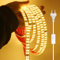 KISUFU Striscia LED SMD 2835, 220V 240 Led/m, IP65 Impermeabile Biadesivo, Tagliabile Ogni 10cm, Luce LED per Decorazione Esterna