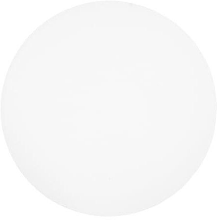 STOBOK Toile tendue ronde en bois blanc épais de 50 cm pour peinture acrylique, dessin, projets artistiques, idéal pour l'aquarelle et la peinture