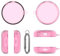 Pidynx Protective Cover for Anker Soundcore Sleep A20 Bluetooth Earbuds - Shockproof & Scratch-Resistant Case (Transparent Pink)