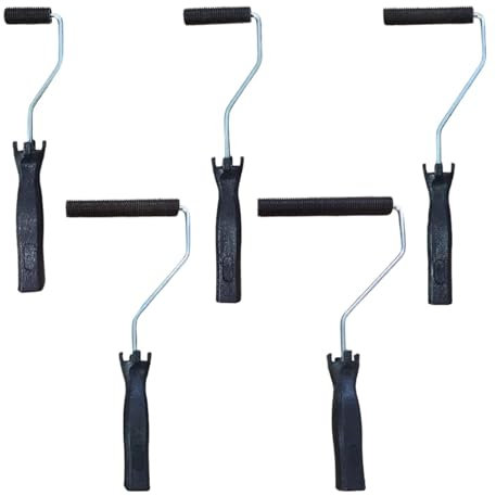 FewNvWa 5 Rulli in Fibra di Vetro con Palette a Bolle per Uso in Doccia, in Casa E All'aperto.