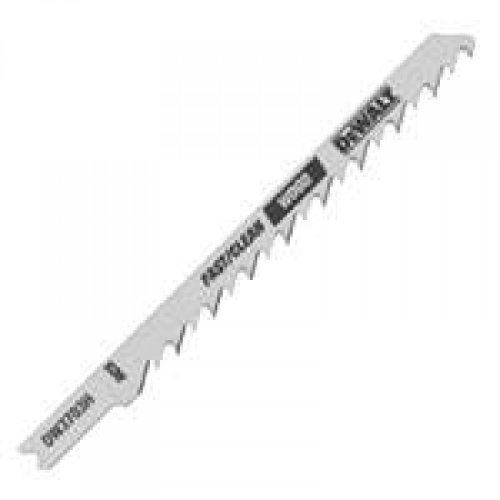 DEWALT DW3703H 4-Inch 6 TPI Fast Clean HCS U-Shank Cut Woodcutting Jig Saw Blade (5-Pack)