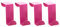 TOYANDONA 4 Stück Edelstahl über Türhaken für Mäntel Robe Hut Handtücher (Pink)
