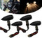 DREAMIZER LED-Blinker für Motorräder, 4 Stück, 12 V, Bernstein, kugelförmig, Motorrad-Blinker, Blinker, universell für Motorrad, Roller, Cruiser, Quad, Offroad