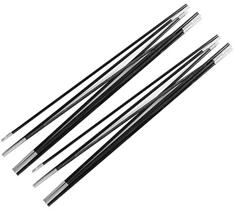 Poteau de Tente, 3.96M 3-4 Personnes Barres de Poteau de Tente de Camping en Fibre de Verre Kit de Cadres d'auvent