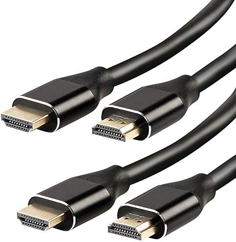 auvisio Premium-HDMI-Kabel: 2er-Set High-Speed-HDMI-2.1-Kabel, 8K, 3D, HDR, eARC, 48 Gbit/s, 3 m (für Ultra HD, 8K mit Anschluss)
