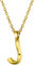 Bestyle Gold Letter J Necklace Capital Letter J Pendant Alphabet J Charm with Chain J Necklace for Women Birthday Gift