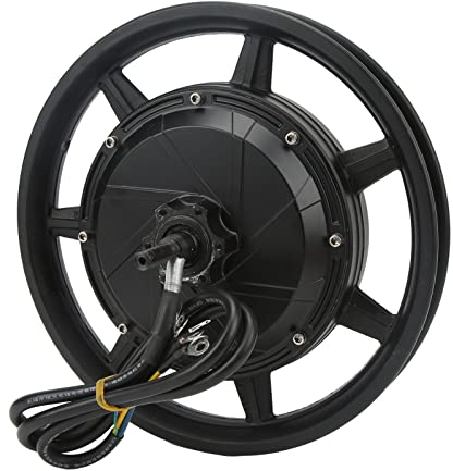 Moteur de moyeu de roue 14 pouces, moteur de moyeu de frein à disque 36V-72V 3500W 120KM/H, moteur de moyeu de scooter électrique à grande vitesse, moteur sans balais pour moto