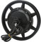 Moteur de moyeu de roue 14 pouces, moteur de moyeu de frein à disque 36V-72V 3500W 120KM/H, moteur de moyeu de scooter électrique à grande vitesse, moteur sans balais pour moto