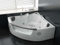 Whirlpool Milano 140x140 cm – Indoor Whirlpool für 2 Personen, 14 Hydrojets & 8 Airjets, LED-Farblicht, Bluetooth-Soundsystem, Heizung, Ozondesinfektion, Sanitäracryl, modernes Design