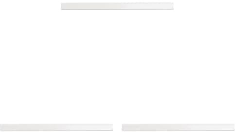 DONAU Universal Klemmschienen / 10 Stück/Klemmschiene DIN A4/ 4mm für circa 40 Blatt/Klemmleiste für Sichtschutzstreifen/Befestigungs-clips/PVC Kunststoff/Weiße (Packung mit 3)