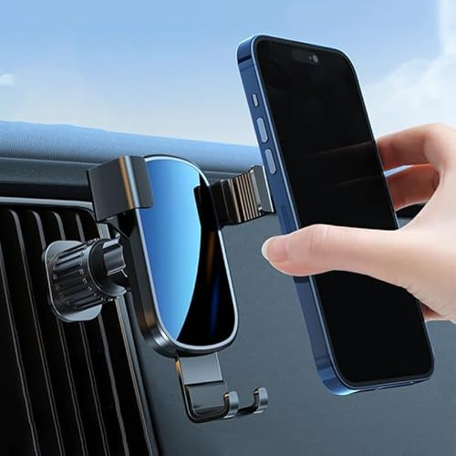 WENINETIES Car Phone Holder for VW Up 3-doors 2011-, Black,Car Phone Mount Cradle for Air Vent, 360° Rotatable