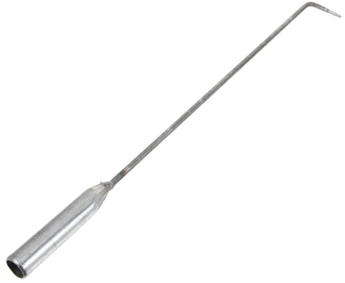 Generico Attizzatoio in Ferro Robusto Manico, Attrezzo Multifunzione per Braciere da Esterno e Barbecue, Accessorio Portatile per Caminetto e Falò, Utensile per Selezione Brace