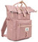 SEVENTEEN LONDON – 12L Laptop-Rucksack für Damen 15 Zoll Mädchen Jungen Schulrucksack Wasserabweisendes Nylon Gefalteten Roll Top Rucksack in Rosa für Universität/Reisen/Herren – 'Canary Wharf'