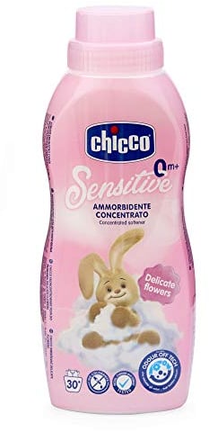 Chicco Sensitive Fiori Delicati Weichspülerkonzentrat, für alle Kleidungsstücke des Babys, hypoallergen ohne Farbstoffe, 0+ Monate, 750 ml