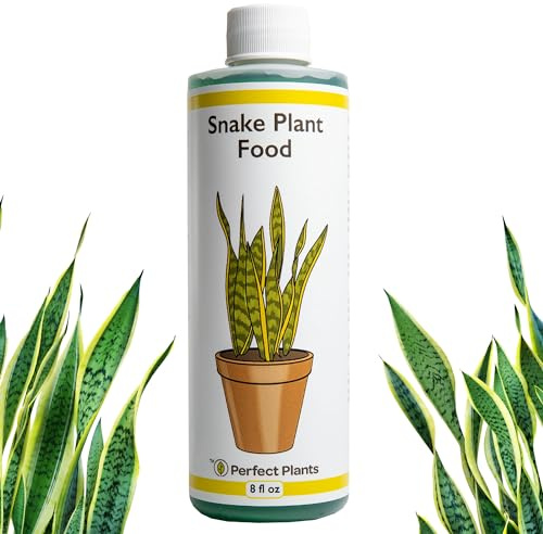 Perfect Plants Snake Plant Fertilizer, 8 oz, Liquid Sansevieria Food