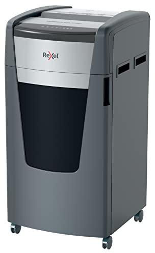 Rexel XP426+ Cross Cut Paper Shredder, Shreds 29-26 (70-80 gsm) Sheets At Once, P4 Security Level, Jam-Free Technology, Office Use, 120 Litre Pull-Out Bin, Black, Momentum Extra Range, 2021426X