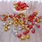 DIWULI 150 Stück Mini-Stern Ballon-Set, Stern-Ballons Gold Silber Rot zum basteln verschönern Luftballons Folien-Luftballon, DIY Folien-Ballon Kinder-Geburtstag, Mädchen Junge Dekoration Geschenk-Deko