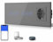 BSEED Enchufe Europeo Normal Simple (Sin WIFI) con Doble 1 Gang 1 Vía (Se Requiere Conductor Neutro) Interruptor de Pared con Atenuador Táctil WIFI Enchufes de Lámpara de Pared Schuko Gris