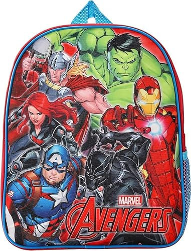 Avengers Jungen Rucksack Charakter Rucksack Kinder Schultasche Superheld Tasche Reisetasche Mit Getränke Halter