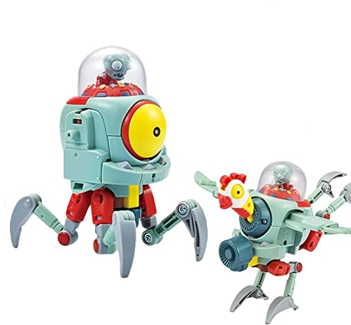 JIGFLY Action Figure Gargantuar Prime,Zombot Tomorrow-tron,Zombot War Wagon,Zombot Plank Walker,Zombot Sphinx-inator Transform Robot Doll Zombie BOSS Halloween Christmas Party