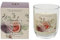 Duftkerze im Glas 9cm - Wachskerze mit Bergamotte Feige Duft - Kerzen aus Wachs als Entspannung Geschenk für Frauen - Tischkerzen Aromakerze für Hochzeit Ostern - Creme Weiß