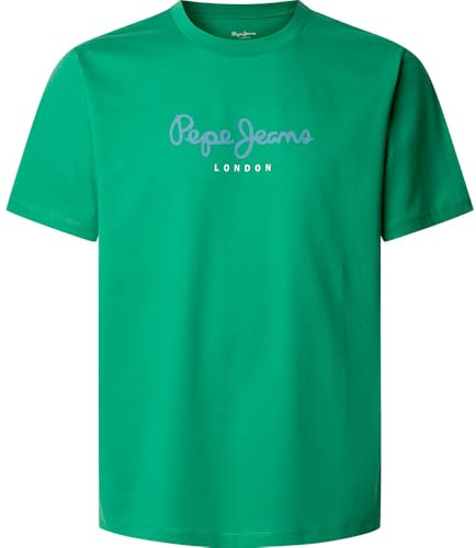 Pepe Jeans Herren Eggo N T-Shirt, Grün (Popgrün), XL
